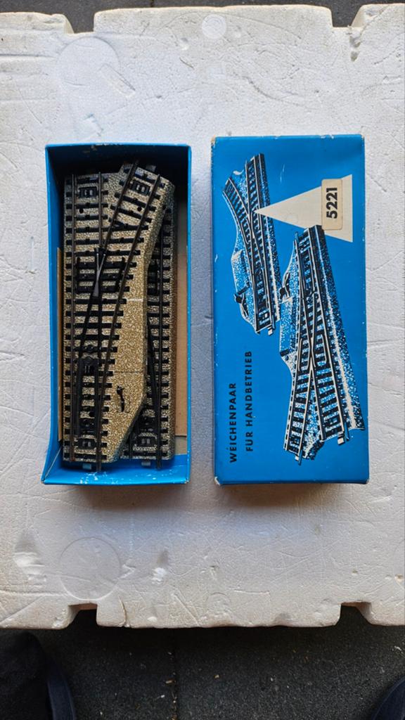 Setje handwissels van Marklin., Ophalen of Verzenden, Wisselstroom, Rails, Märklin