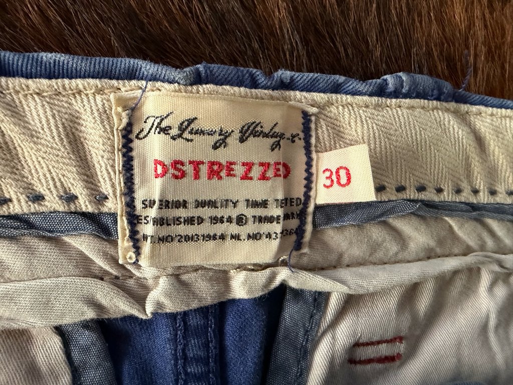DSTREZZED - maat 30 - korte broek - blauw, Blauw, Dstrezzed, Overige maten, Ophalen of Verzenden
