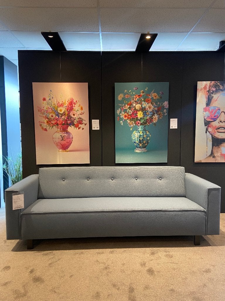 Banken, Huis en Inrichting, Banken | Bankstellen, Ophalen, Design, Retro, Strak, Modern, Driepersoons, 75 tot 100 cm