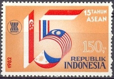 Indonesie 1982 - ZBL1120 - Asean landen 1967-1982, Ophalen of Verzenden, Postfris, Zuidoost-Azië