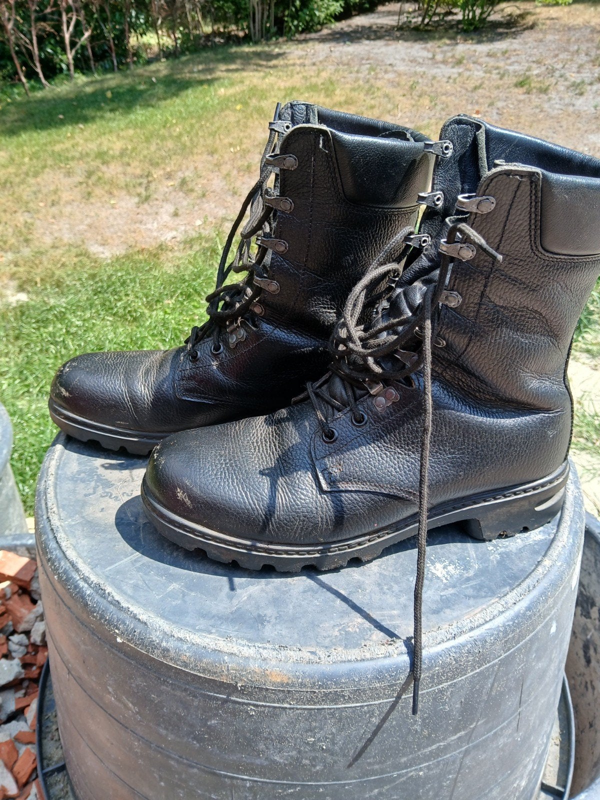 Originele Bata legerkisten maat 46, Bata, Zwart, Boots, Ophalen of Verzenden
