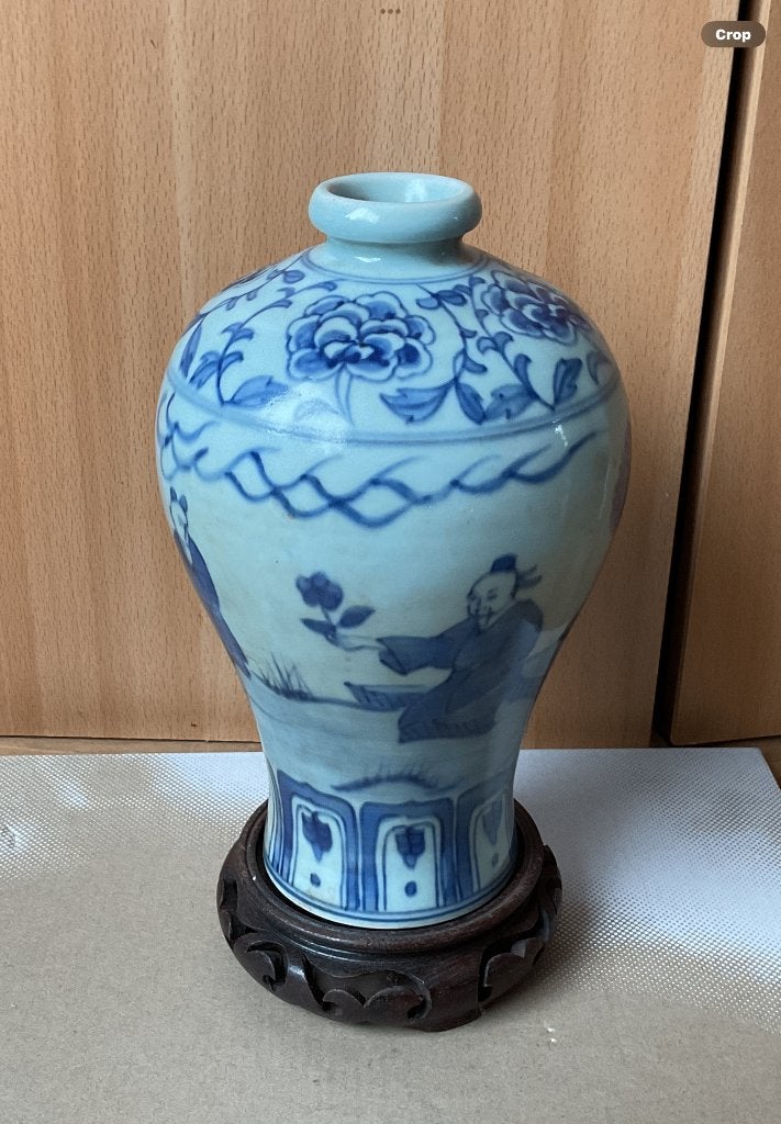 Porselein vaas porselein, Antiek en Kunst, Ophalen of Verzenden