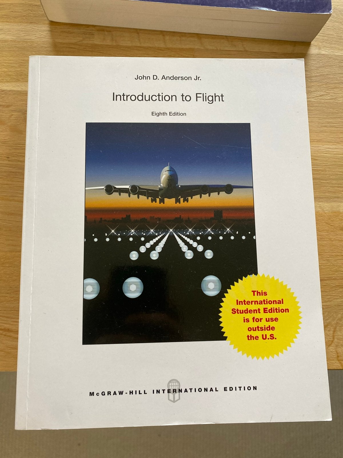 Introduction to Flight - John D. Anderson Jr. (8e), Ophalen of Verzenden, Beta, Zo goed als nieuw, HBO