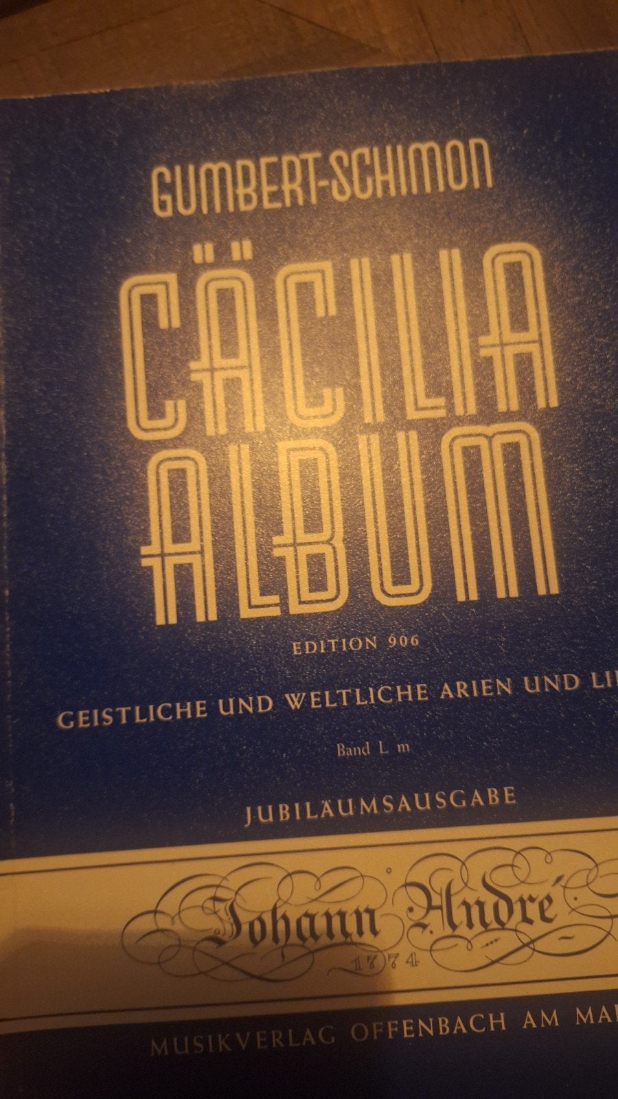 Cäcilia Album - Geestelijke en Wereldlijke Ariën en Liederen, Ophalen of Verzenden, Gelezen, Overige onderwerpen, Gumbert-Schimon