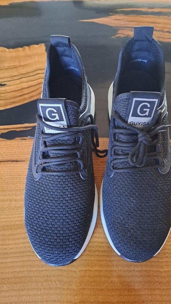 Zwarte, sportieve werkschoen met stalen neus, Kleding | Heren, Schoenen, Ophalen of Verzenden, Zo goed als nieuw, Zwart, Werkschoenen