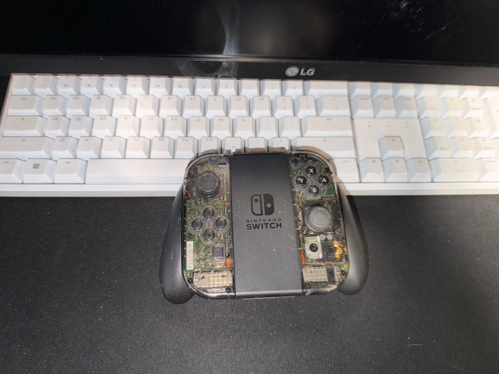 Nintendo Switch Joy Cons Transparant, Ophalen, Zo goed als nieuw, Switch, Overige controllers