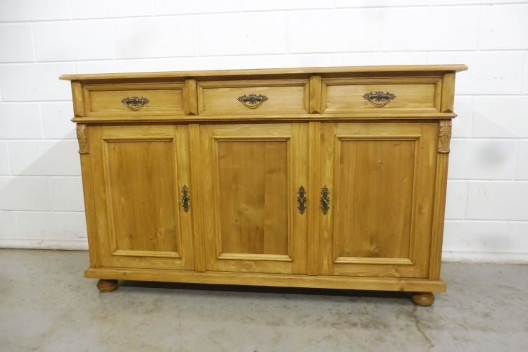 grenen dressoir commode ladekast landelijk, Huis en Inrichting, Kasten | Ladekasten, 100 tot 150 cm, Ophalen of Verzenden, 3 of 4 laden
