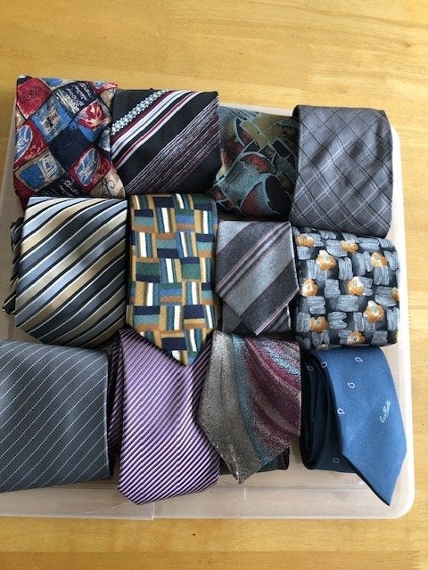 Te koop stropdassen, Ophalen, Zo goed als nieuw, Overige kleuren, Met patroon