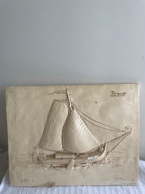 Oude Tegel van een Botter, Ophalen of Verzenden