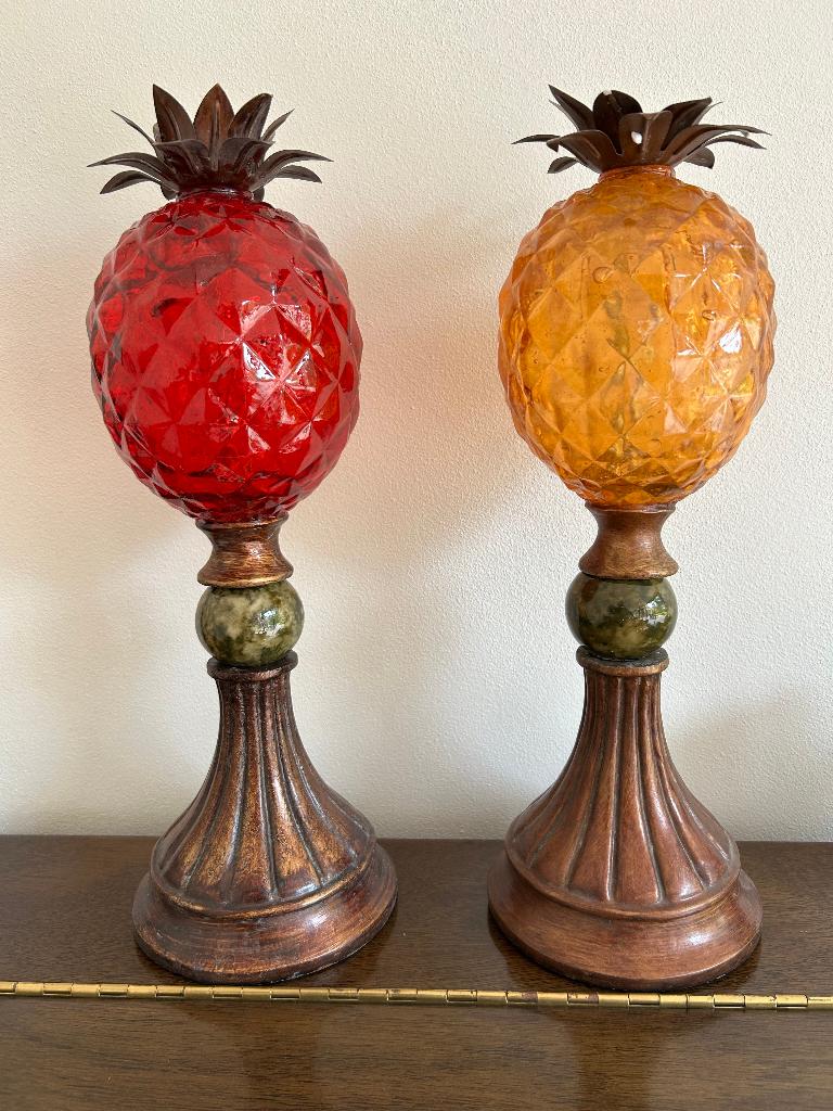 Sfeervolle ananas decoraties te koop, Ophalen, Minder dan 50 cm, Overige typen, Nieuw