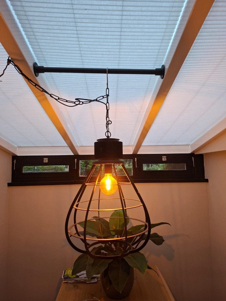 Industriële hanglamp, Ophalen, Zo goed als nieuw, Metaal