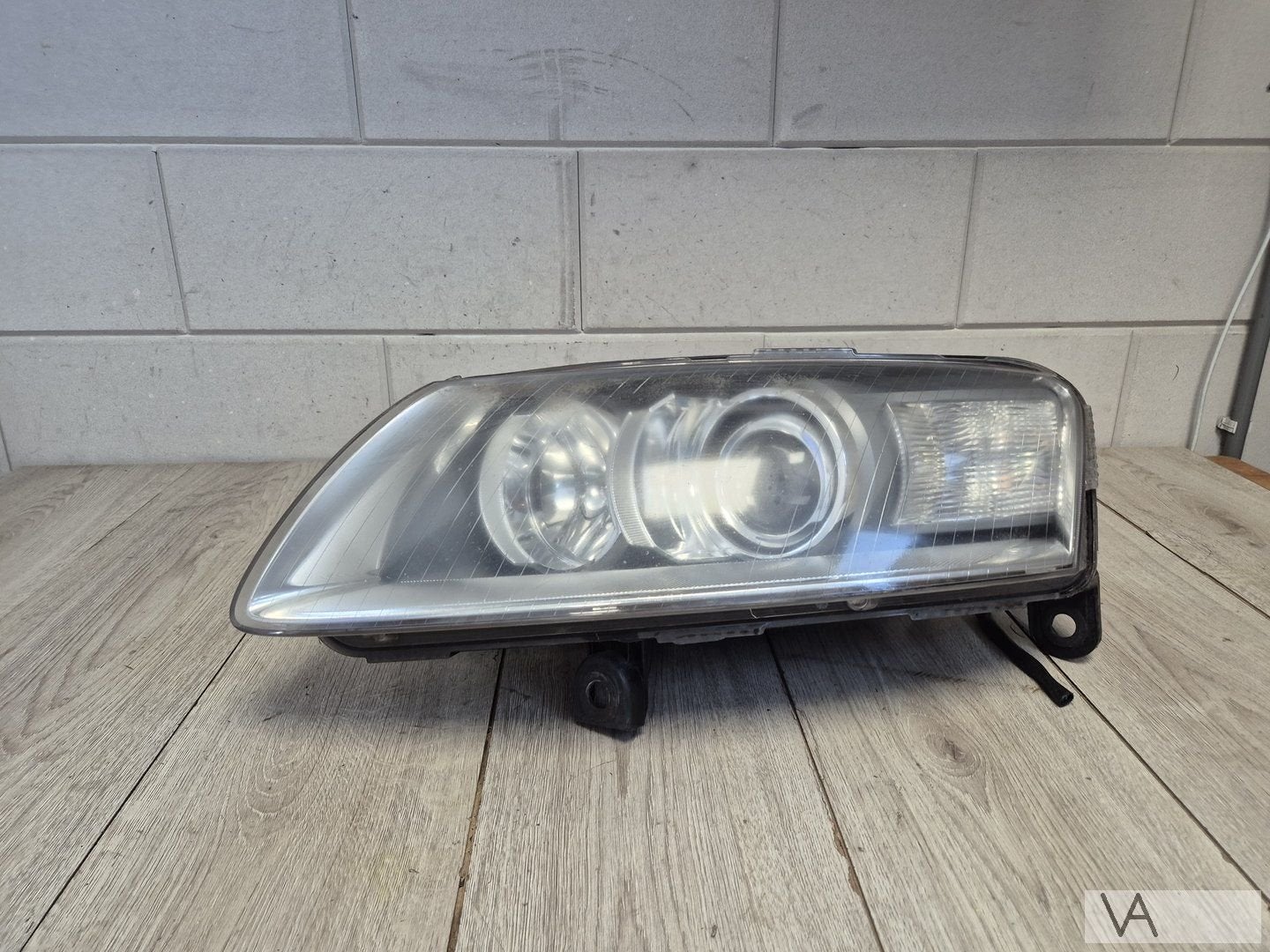 Koplamp links XENON + bochtlicht Audi A6 04 - 09 4f0941029bb, Gebruikt, -, -, -