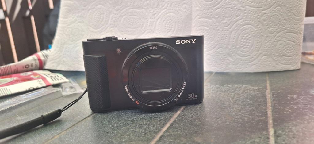 DSC-HX90V compacte complete digitale camera, Audio, Tv en Foto, Fotocamera's Digitaal, Zo goed als nieuw, Compact, Sony, 8 keer of meer