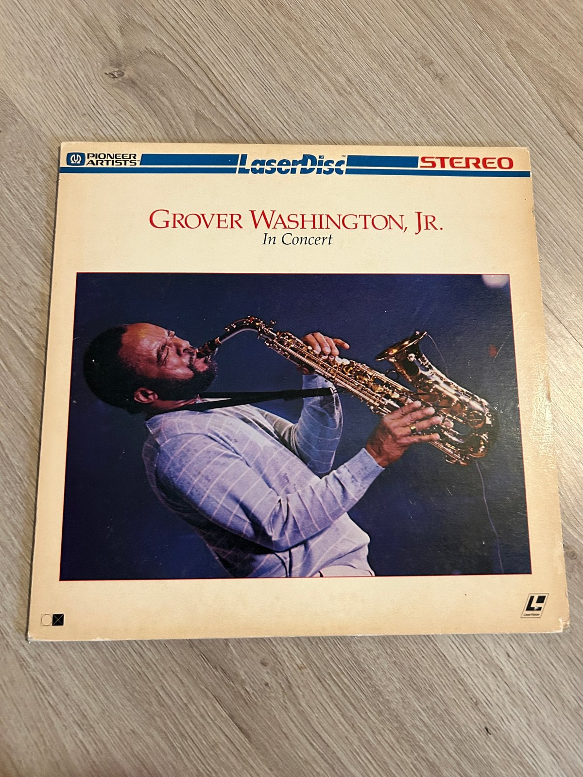 Laserdisc Grover Washington Jr. In Concert, Alle leeftijden, Ophalen of Verzenden, Zo goed als nieuw