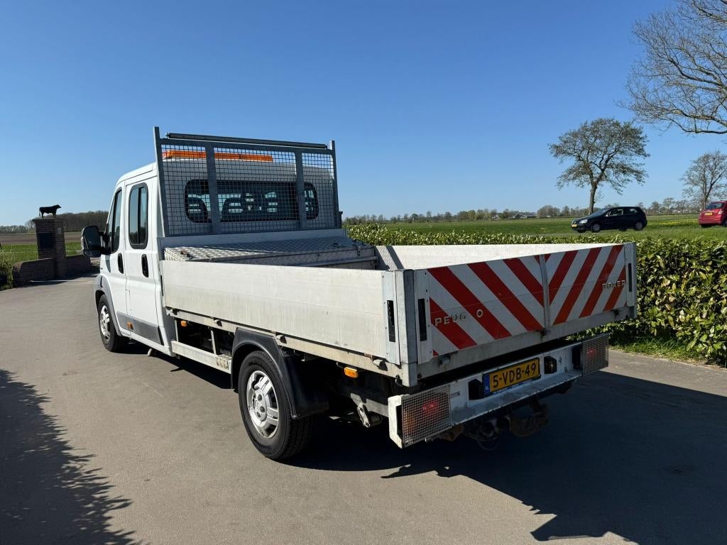 Peugeot Boxer Pick up * Open laadbak * Dubbele cabine *Airco, Auto's, Voorwielaandrijving, 3000 kg, Stof, Wit