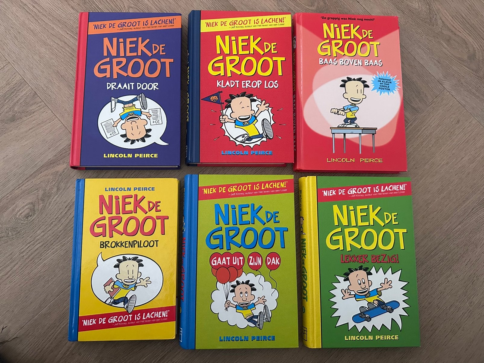 Zes boeken Niek de Groot, Ophalen of Verzenden, Zo goed als nieuw, Moppen