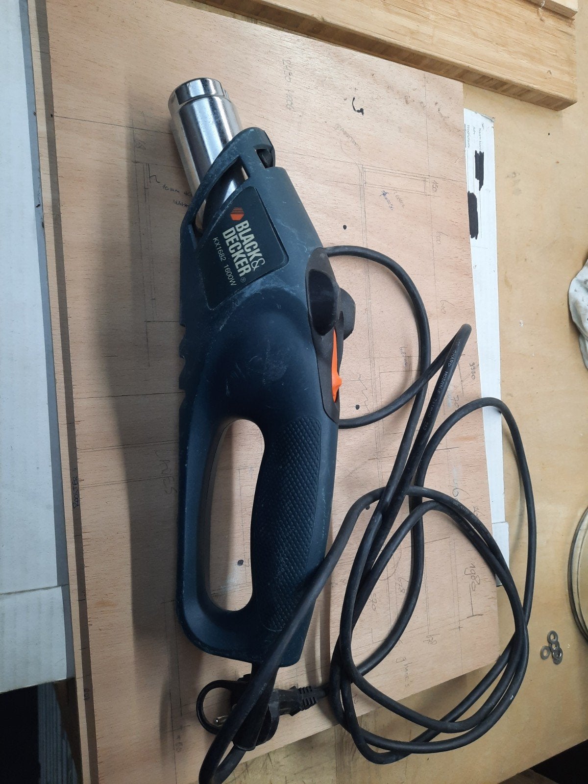Black en decker verfbrander, Ophalen
