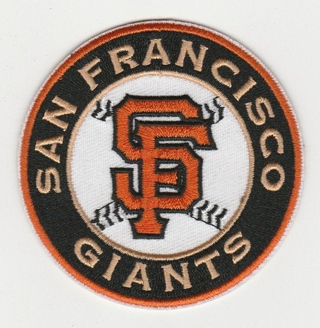Stoffen patch San Francisco Giants, Ophalen of Verzenden, Zo goed als nieuw, Honkbal, Kleding