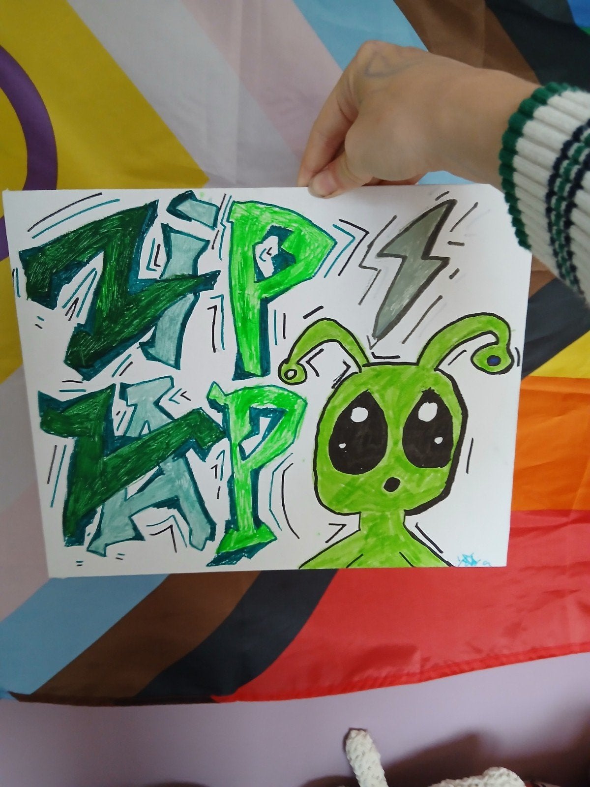 Ikea elian fan art, Antiek en Kunst, Ophalen of Verzenden, Tekening, Gemengde techniek, Handgemaakt