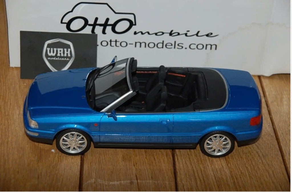 1:18 AUDI 80 CABRIO blue Otto mobile OT825 in box WRH, Verzenden, Zo goed als nieuw, Auto, OttOMobile