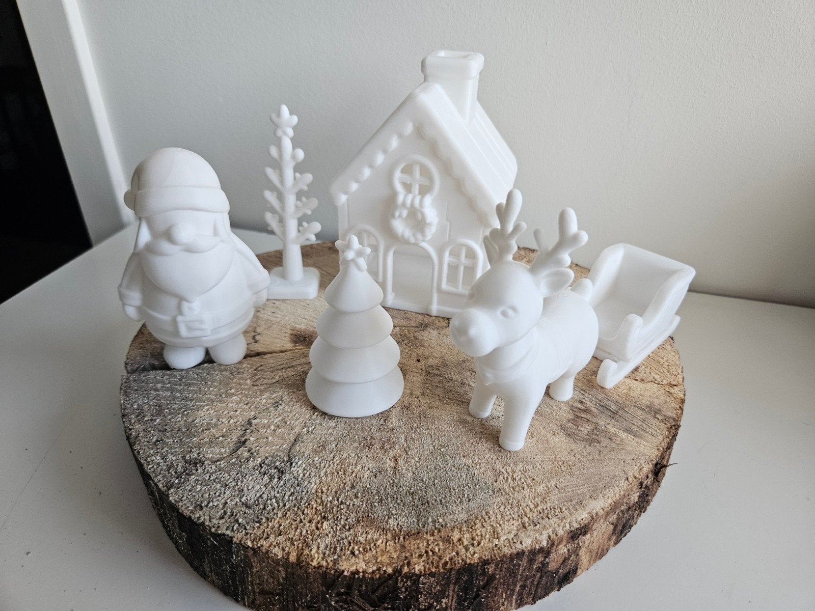 3D geprint kerstdorp., Diversen, Kerst, Ophalen of Verzenden, Nieuw