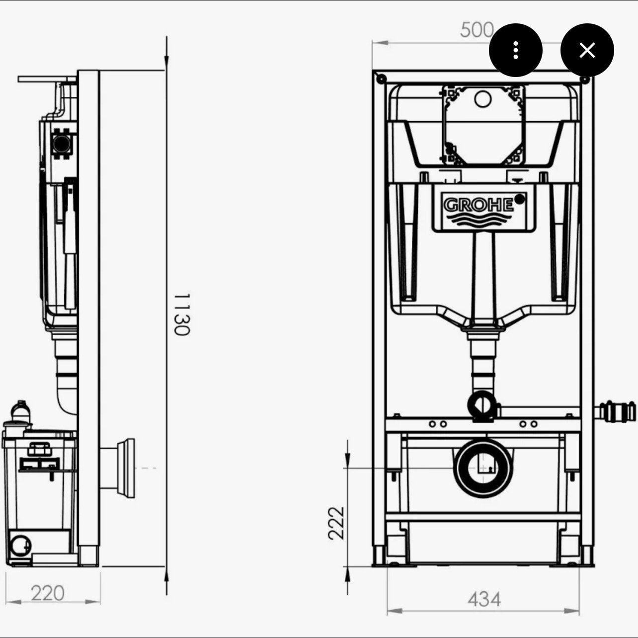 Sanibroyeur Saniwall Pro Up nieuw in doos, Ophalen, Nieuw, Toilet