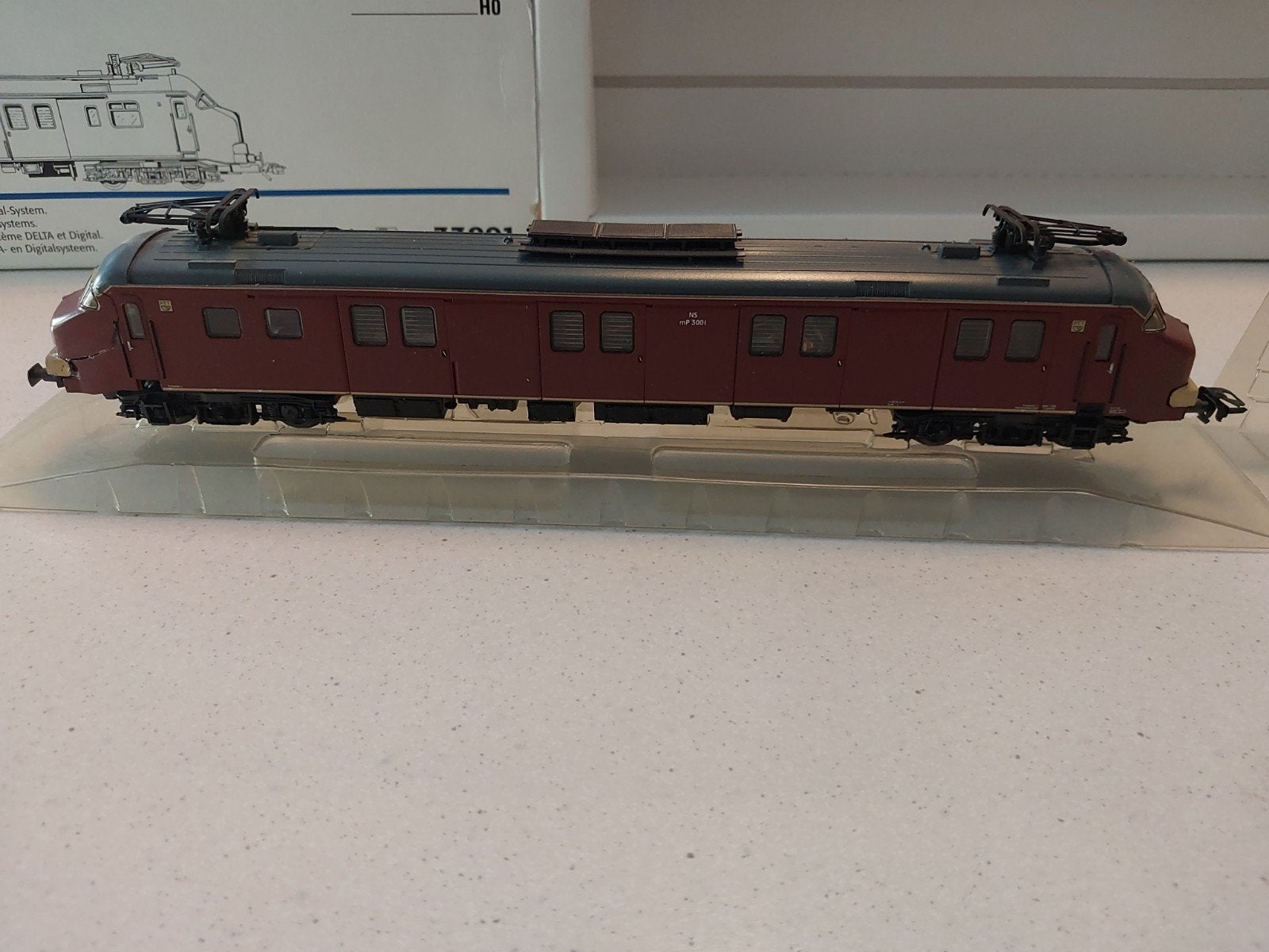 Marklin motorpost bruin beschadigd., Gebruikt, Ophalen of Verzenden, NS, Märklin