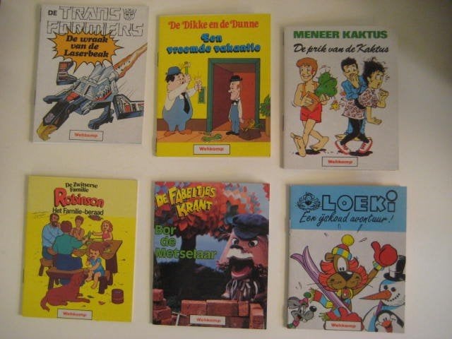 Wehkamp mini boekjes 6 stuks 1986, Ophalen of Verzenden, Gebruikt, Overige typen