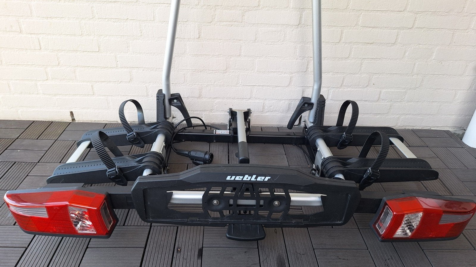 Uebler X21S fietsendrager, Ophalen, Elektrische fiets, Zo goed als nieuw, 2 fietsen