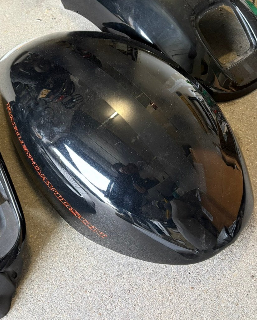 Tankcover Harley night rod special, Ophalen
