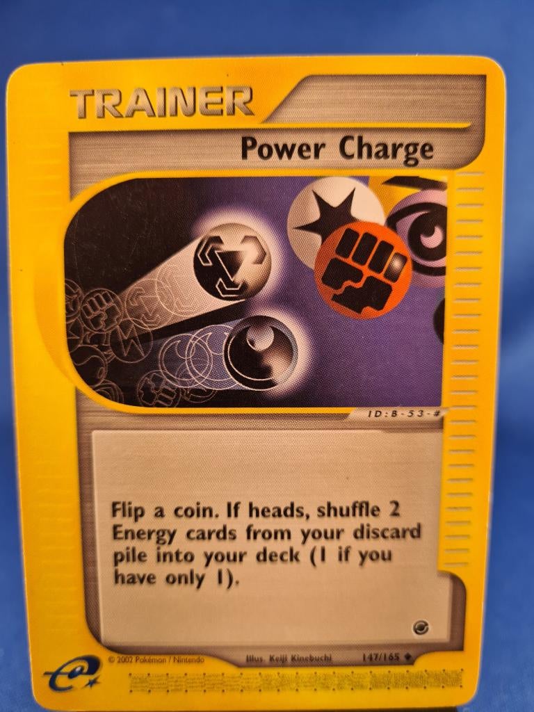 Power Charge 147/165 - Expedition Base Set, Hobby en Vrije tijd, Verzamelkaartspellen | Pokémon, Gebruikt, Verzenden