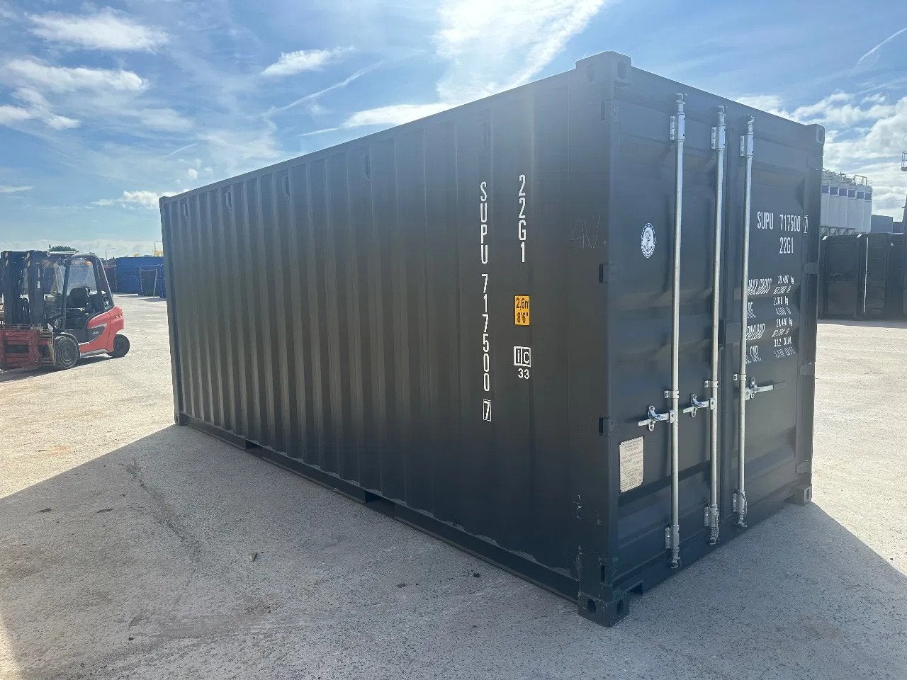 Sidalco 20 ft nieuw ral 7016 depot Zutphen
