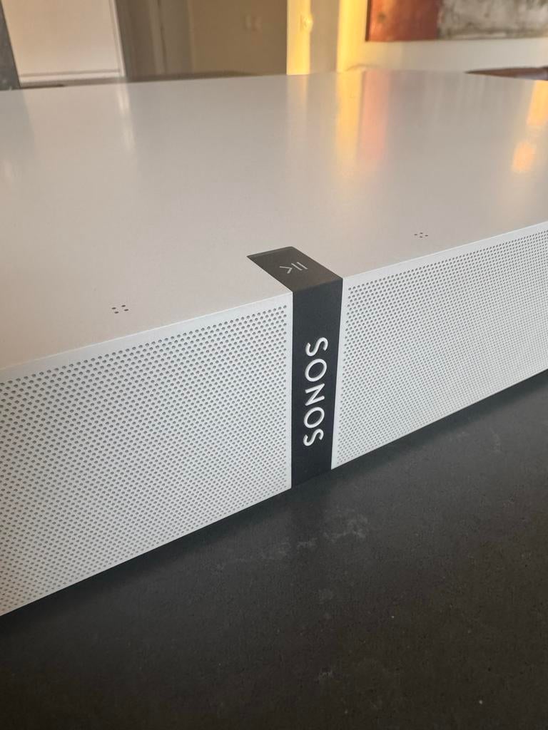 Sonos Playbase (2018) - Wit - Zeer goede staat, Ophalen, Met ingebouwde subwoofer, Zo goed als nieuw