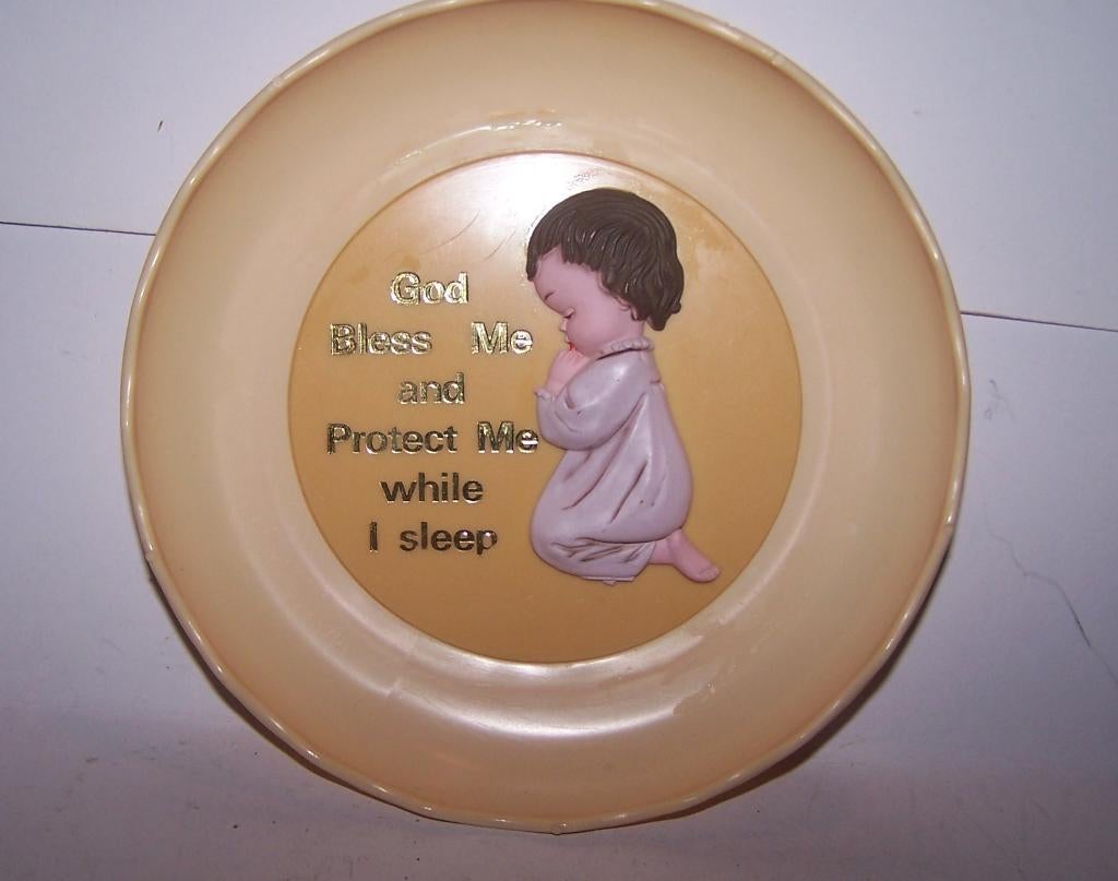 Prachtig vintage religieus wandbordje. Izgs., Ophalen of Verzenden