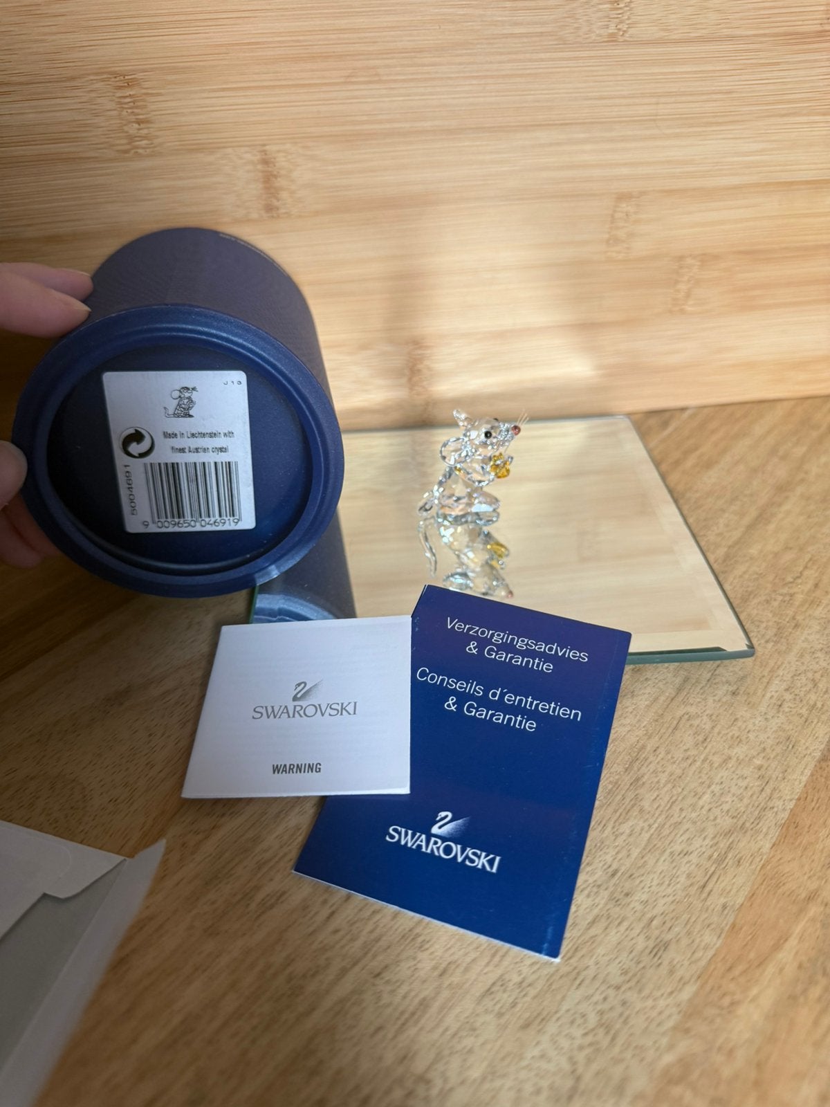 Swarovski muis, Ophalen of Verzenden, Nieuw, Figuurtje