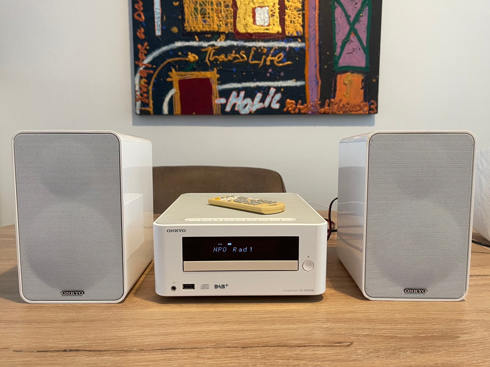 Onkyo CR265 DAB radio cd bluetooth stereo set receiver, Ophalen of Verzenden, Gebruikt