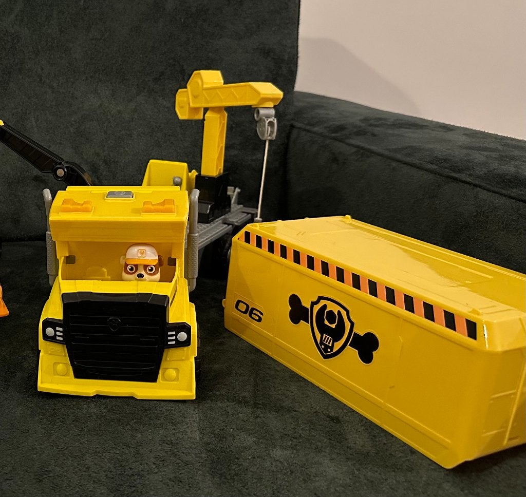 Paw Patrol BIG TruckPups Rubble! SUPER CADEAUTIP!, Verzenden, Zo goed als nieuw