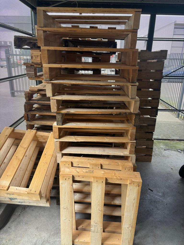 Gebruikte pallets - Diverse maten en types, Doe-het-zelf en Verbouw, Hout en Planken, Gebruikt, Pallet, Overige houtsoorten, Minder dan 200 cm