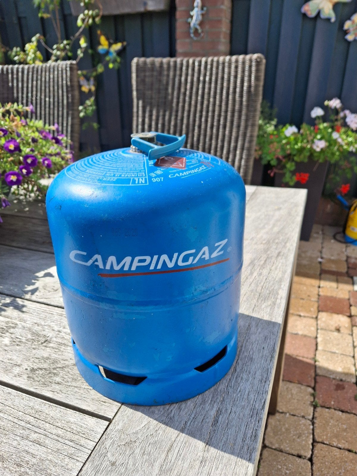 Campingaz gasfles 907, Ophalen, Zo goed als nieuw
