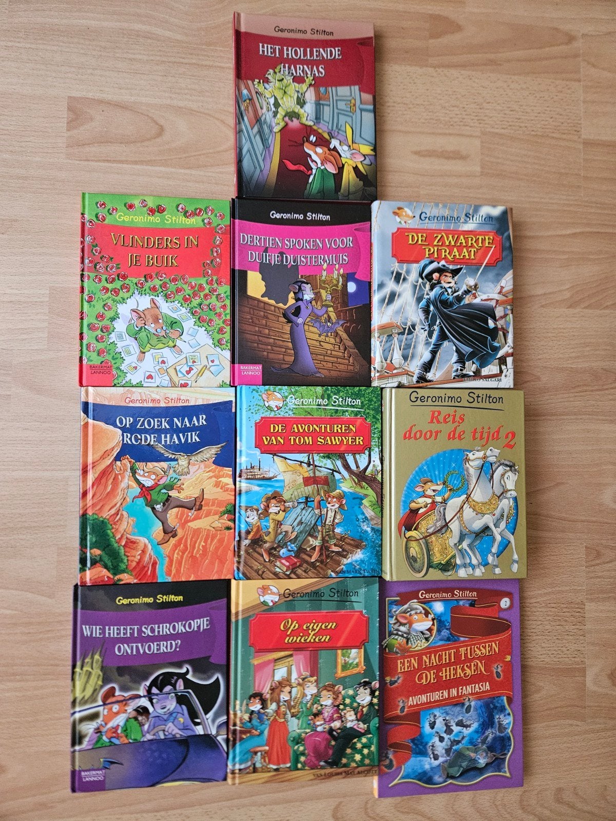 Geronimo Stilton Boeken Collectie - 10 Stuks, Boeken, Ophalen of Verzenden, Gelezen, Geronimo Stilton, Fictie algemeen