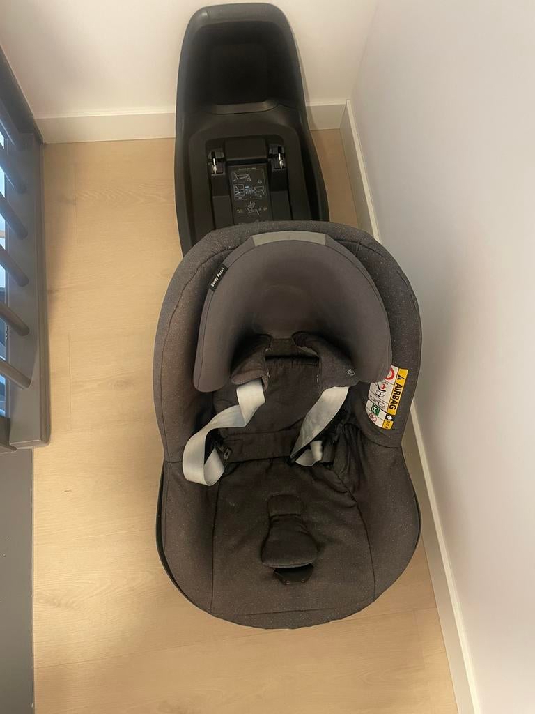 Maxi-Cosi met  FamilyFix, Ophalen, Zo goed als nieuw, Isofix, 0 t/m 13 kg
