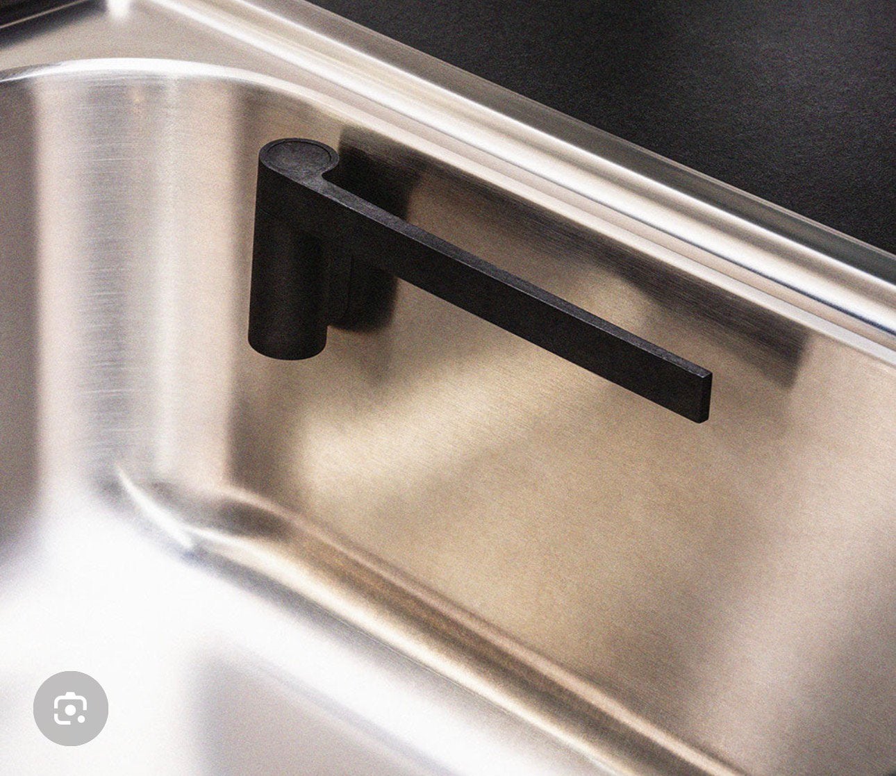 Happy sinks vaatdoekhouder, Huis en Inrichting, Keuken | Keukenelementen, Zwart, Zo goed als nieuw, Minder dan 100 cm, 25 tot 50 cm