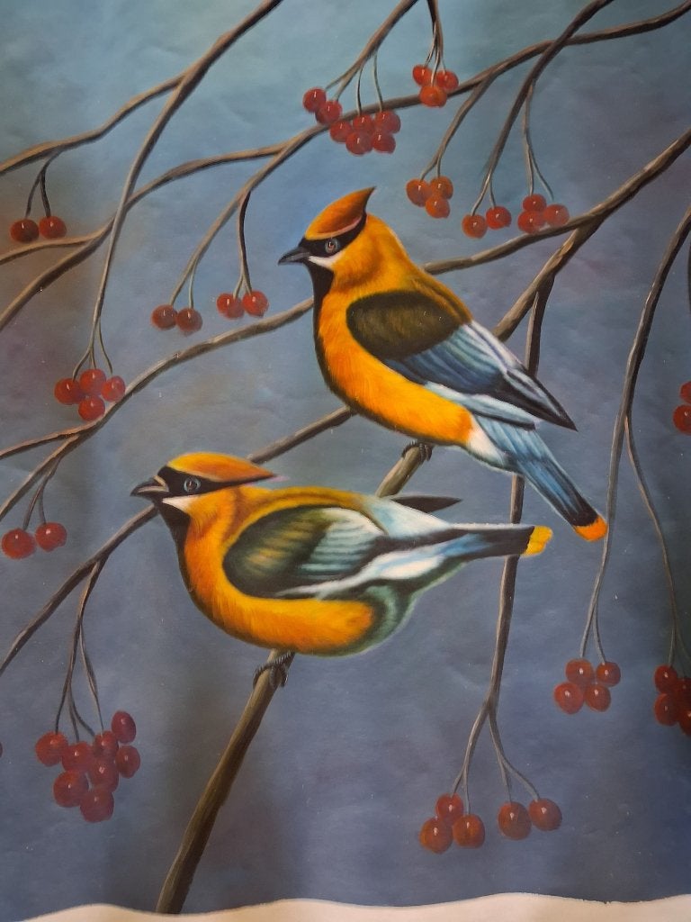 *Prachtige grote schilderij - Olie op doek - 90 cm x 90 cm, Ophalen of Verzenden, Origineel werk, Doek