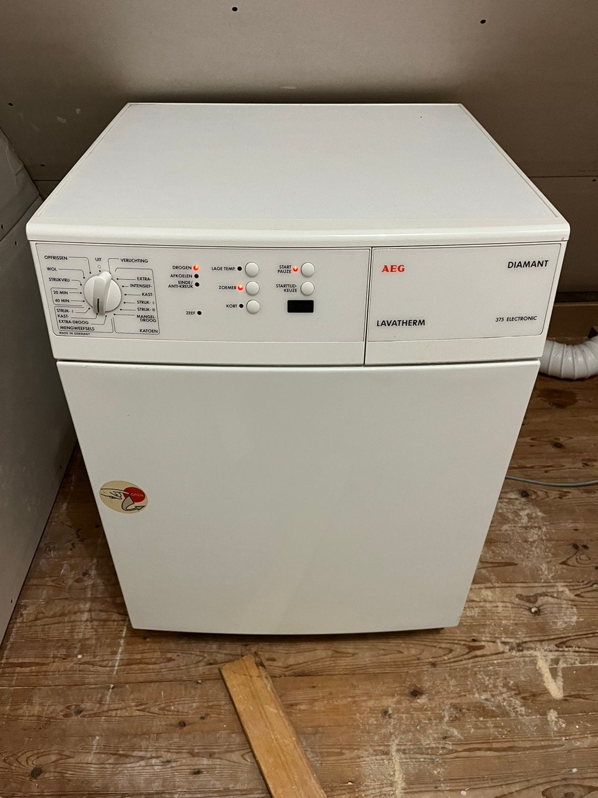 AEG Wasmachine & droger, Ophalen, 6 tot 8 kg, Gebruikt, Luchtafvoer