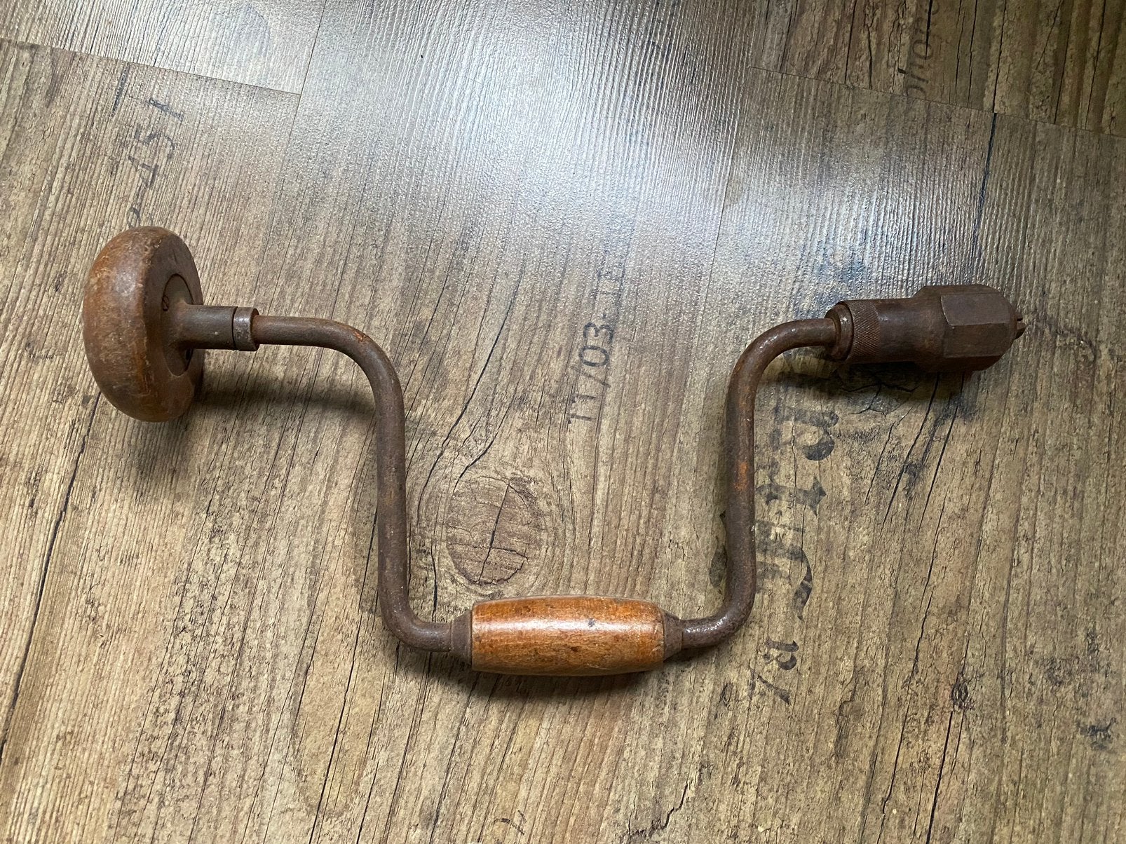 Vintage handboor, Ophalen, Gebruikt