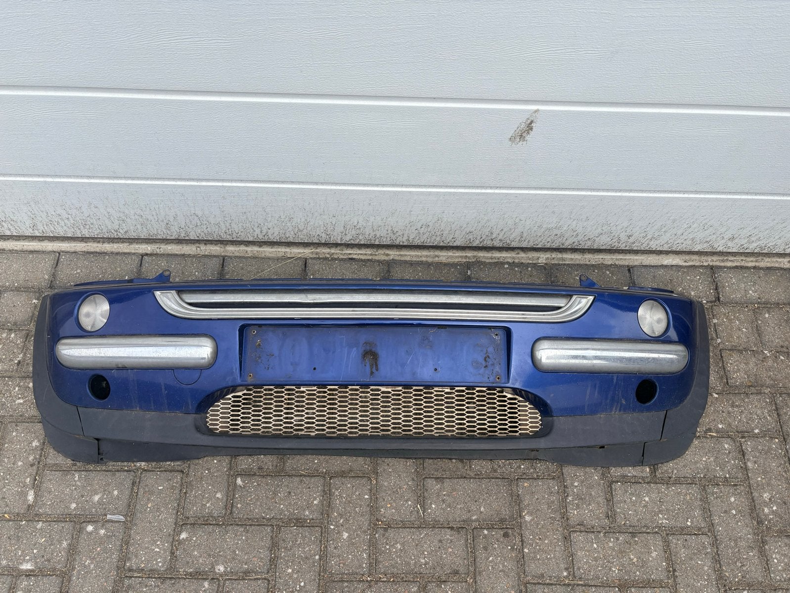 Mini Cooper R50 Voorbumper Blauw Gebruikt, Auto-onderdelen, Gebruikt, Voor, Ophalen of Verzenden, Mini