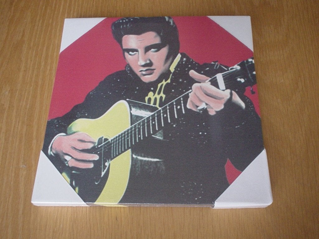 Schilderij Elvis Presley, Ophalen of Verzenden, Muziek