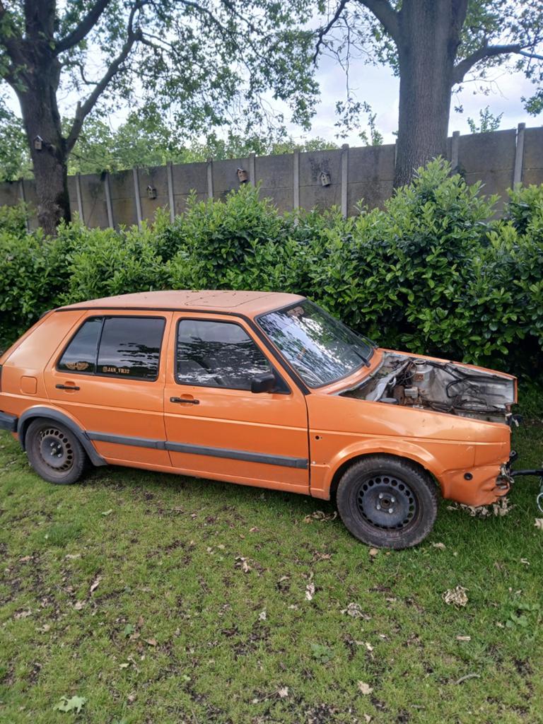 Golf mk2 1987 Gtd Duitse papieren schade, Ophalen of Verzenden