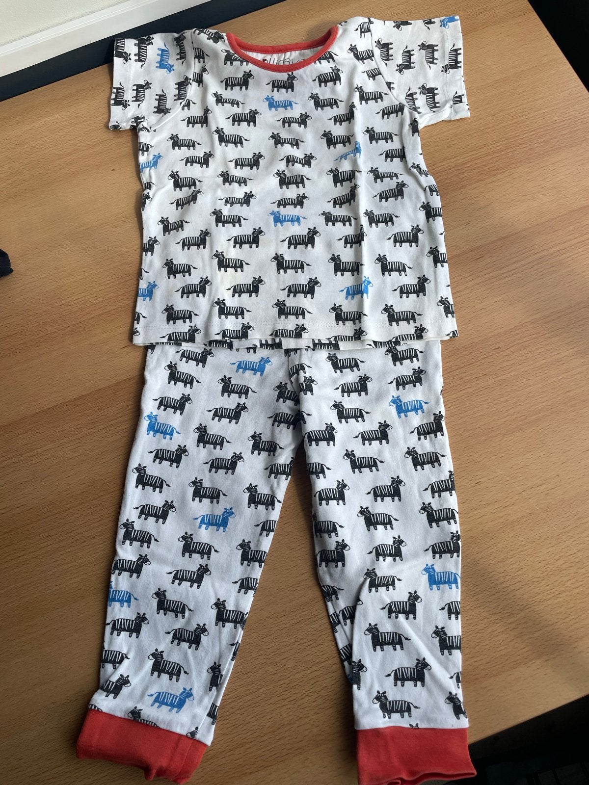 Lollidays pyjama met zebraprint, maat 3-4 jaar, Ophalen of Verzenden, Gebruikt, Maat 98