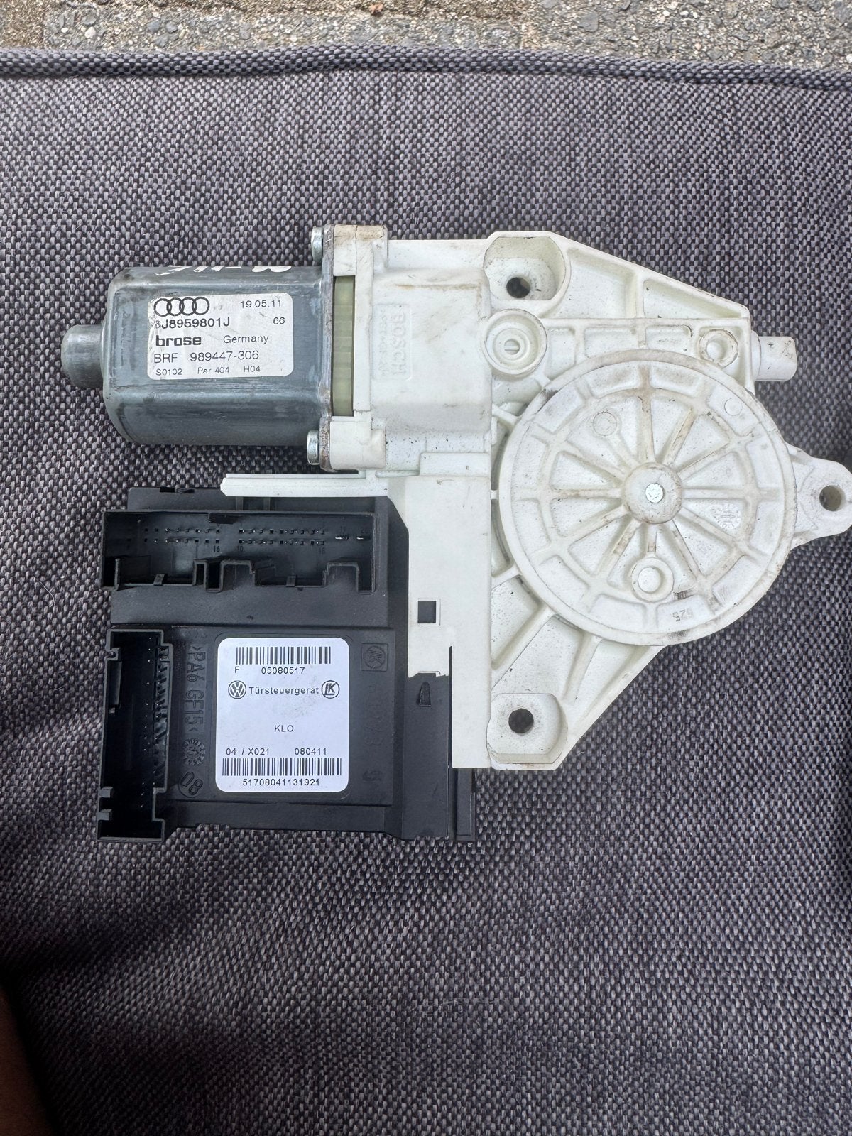 Audi tt 8j Raammechanisme Motor Türsteuergerät 8J959801J, Ophalen, Gebruikt, Audi